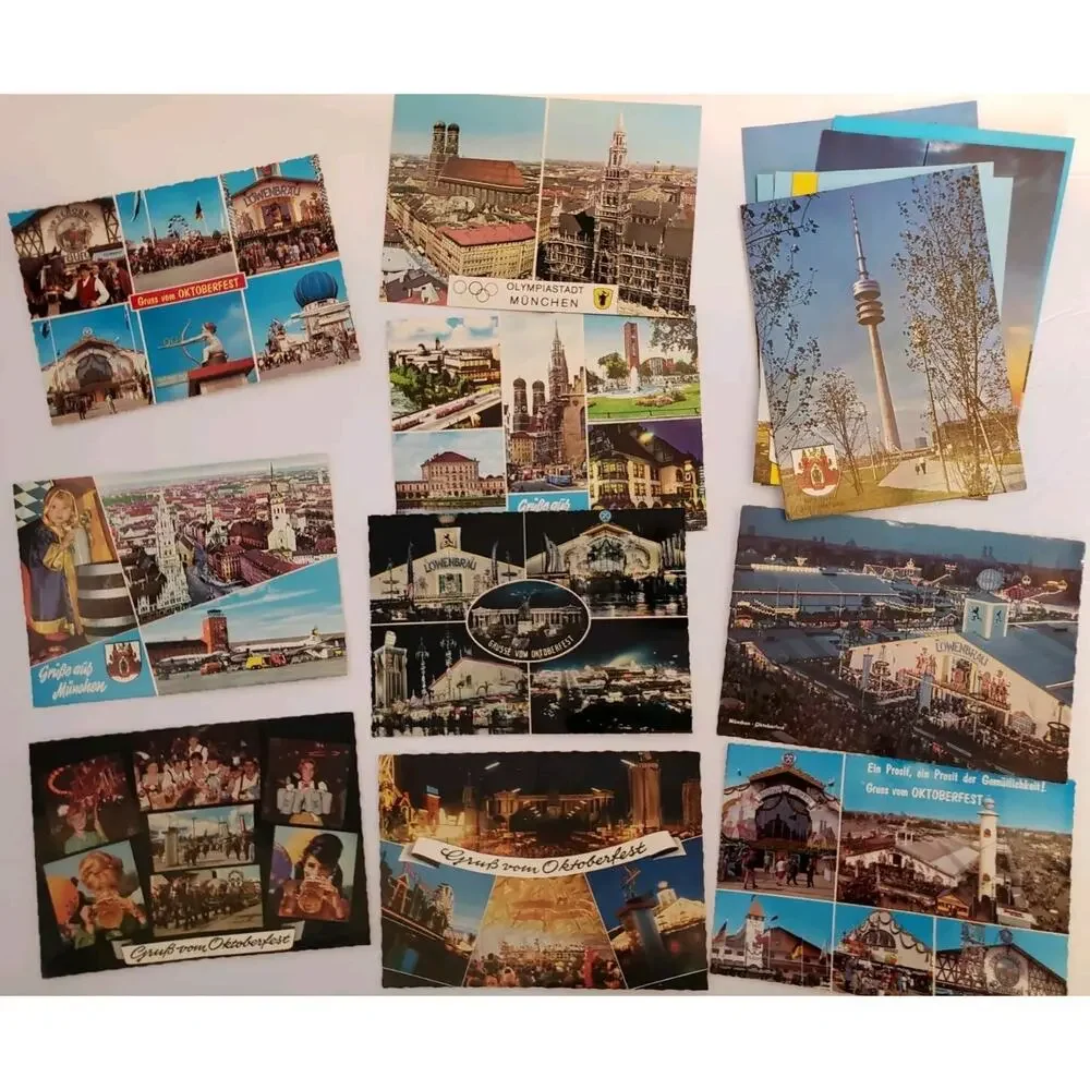Lot of 31‎ Oktoberfest Munchen Germany Unposted Postcards